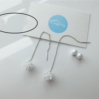 Party Jewellery Ear Line Long Earrings Crystal..
